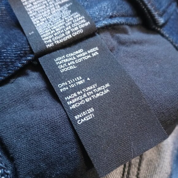 COS high rise wide leg trouser in indigo blue (sz10) - Picture 6 of 15